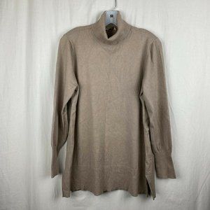 Soft Surroundings light brown turtleneck - XL